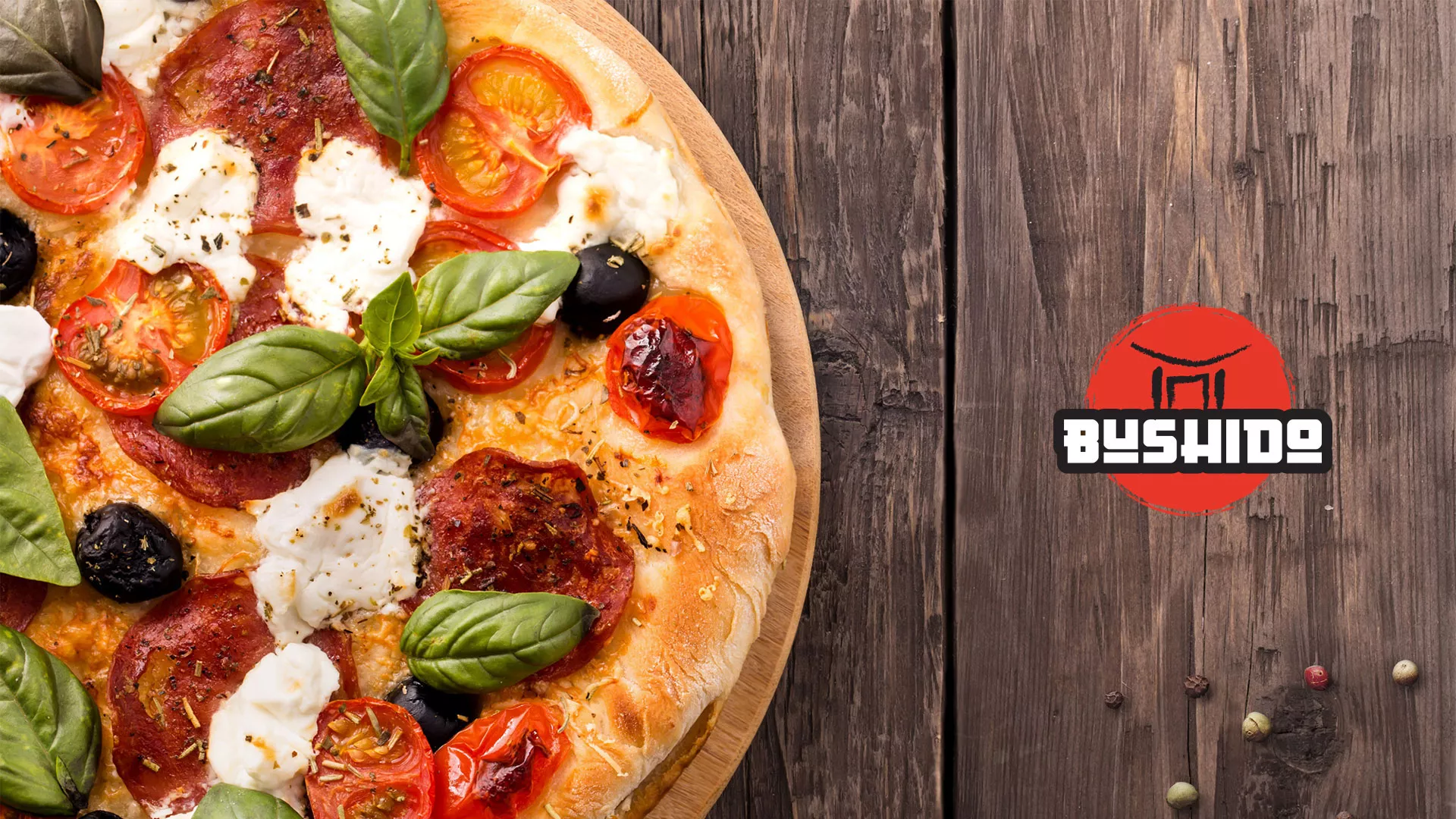 Разработка сайта для пиццерии «BUSHIDO» в Долинске