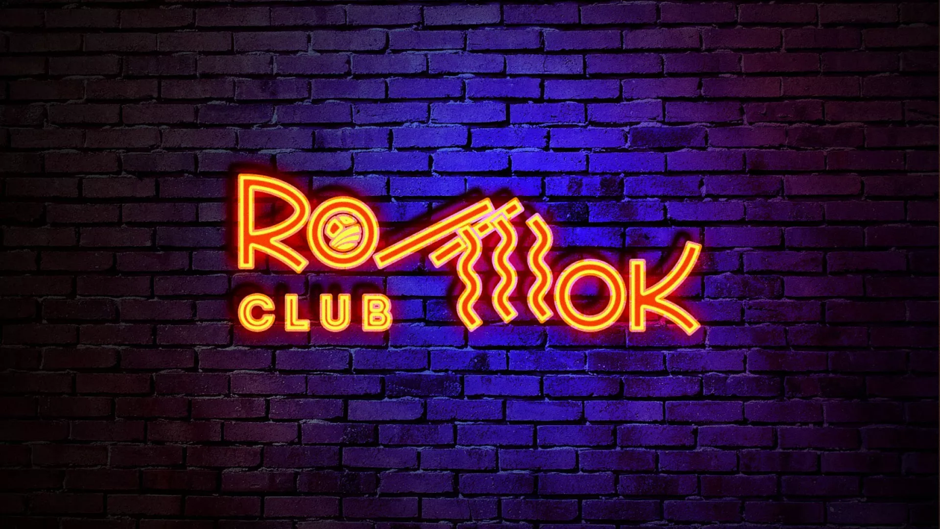 Разработка интерьерной вывески суши-бара «Roll Wok Club» в Долинске